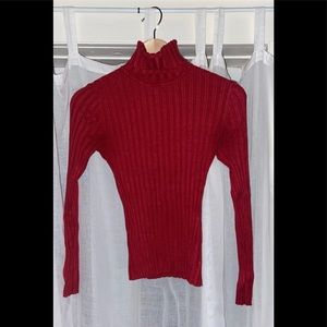 red turtleneck